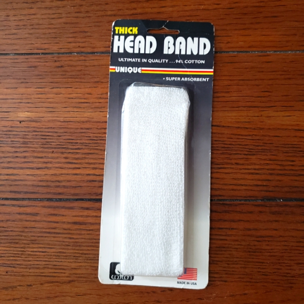 NWOT Unisex Vintage Head Band/Sweat Band